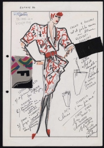Karl Lagerfeld for Fendi Women’s Spring Summer 1985